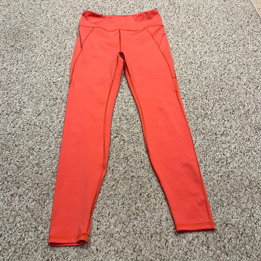 Savage X Fenty Sport Leggings Sz L Coral Pink Workout Active